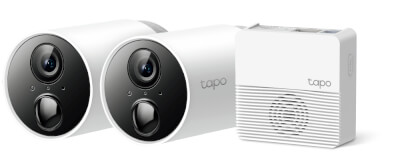 Système de 2 caméras Outdoor sur batt. Tapo C400S2