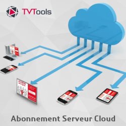 Solution d'affichage public TVTools Cloud 3 ans
