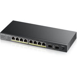 Switch 8 ports Gigabit 802.3at 130W + 2 SFP