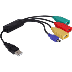 Hub USB 2.0 4 ports ultra compact