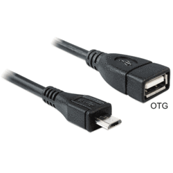 Câble USB A Femelle / Micro USB B Mâle OTG 50cm