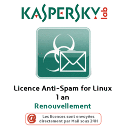 Licence Anti-spam for Linux 1 an Renew
