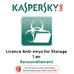 Licence Anti-virus for Storage 1 an Renew