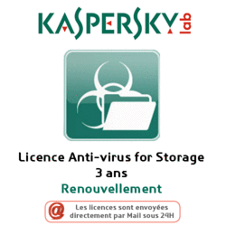 Licence Anti-virus for Storage 3 ans Renew