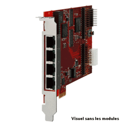 Carte beroNet BF1600e PCI express 1 module PRI/E1