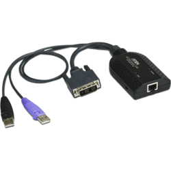 Module serveur RJ45 pour KVM connexion USB DVI