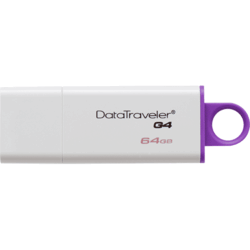 Clé USB 3.0 Kingston DataTraveler i G4 64Go Violet