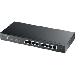 Switch Smart 8 ports Giga  fanless non rackable