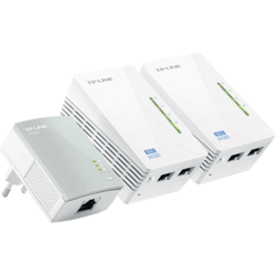 Kit CPL Wifi 500Mbits 2 adapt. Wifi + 1adapt. RJ45