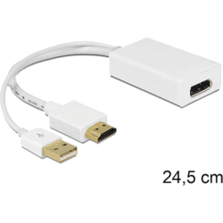 Adaptateur HDMI Mâle - Displayport 4Kx2K @30Hz