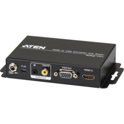 Convertisseur HDMI vers VGA + audio avec scaler