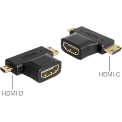 Adaptateur vidéo HDMI-A F / HDMI-C M / HDMI-D M