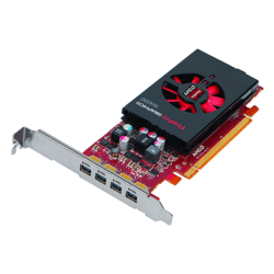 Carte vidéo PCI Express FirePro W4100 2G 4 sorties
