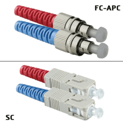 Jarretière OS2 FC/APC SC/UPC Duplex Primacy 25m