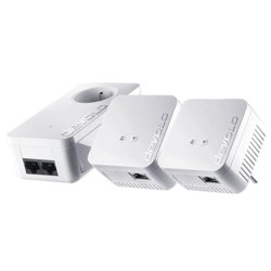 3 adaptateurs CPL Wifi n x2 + M/F 550Mbits