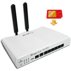 Modem routeur LTE DSL2 1 Wan 6 Lan 32VPN Wifi n