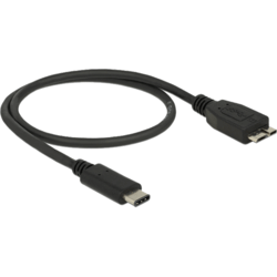Câble USB Type C 3.0 Mâle / Micro B Mâle 0,5m