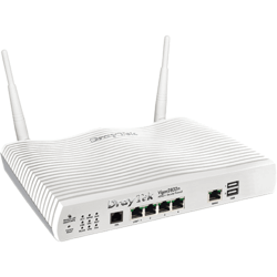 Modem routeur ADSL2 1 Wan 4 Lan Giga 32 VPN Wifi n