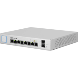UniFi Switch 8 Giga + 2 SFP PoE 150W af/at/passif