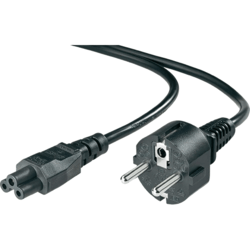Cable d'alimentation C5 TRIPOLAIRE (MICKEY) 60 cm