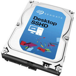 Disque dur 3"1/2 Sata hybride 2 To HDD / 8 Go SSD