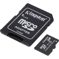 Carte Micro SDHC industrielle UHS-I 64GB -40/+85°C