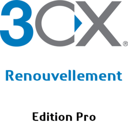Renouvellement 3CX 4 Pro annuelle 1 an