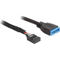 Adaptateur USB 2,0 F > 3,0 M Interne 30cm