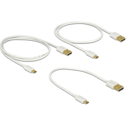 Pack de 3 câbles de charge rapide USB A -> Micro B