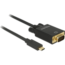 Câble USB Type C -> VGA mâle Full HD 1080p 2m