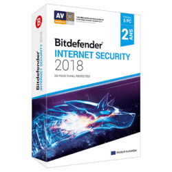 Bitdefender Internet Security 2018 2 ans 5 PC