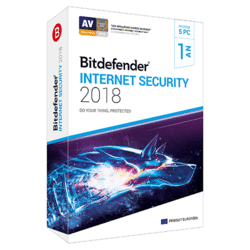 Bitdefender Internet Security 2018 1 an 5 PC