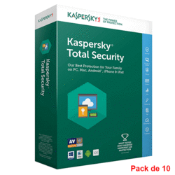 Kaspersky TS 2018 MD 5 ap. / 1 an pack de 10