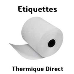 Lot de 9300 etiquettes papier thermique 25x76