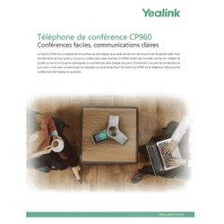Flyer Yealink - Conferencier CP960
