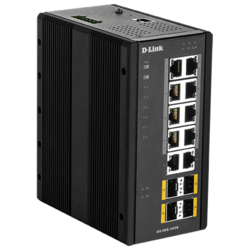 Switch L2 Indus. 10 Ports Giga dont 8 PoE + 4 SFP