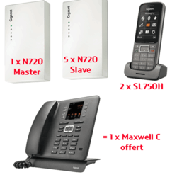 Bundle 5x N720 +2 SL750H +N720M & Maxwell C offert