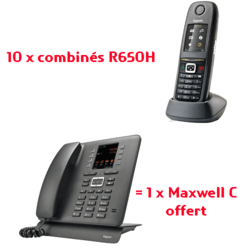Bundle 10 DECT R650H + Maxwell C offert