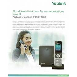 Documentation Yealink W60 4 pages en français