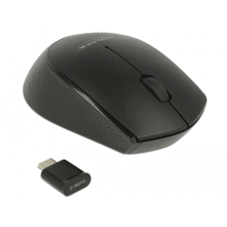 Mini souris optique sans fil 3 boutons USB Type C