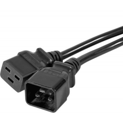 Câble d'alimentation IEC C20 - C19 1.8m 1.5mm² 16A