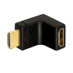 Adaptateur HDMI Mâle / Femelle coudé haut