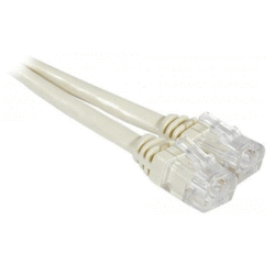 Câble RJ11 Mâle / Mâle rond 10m certifié ADSL2/2+