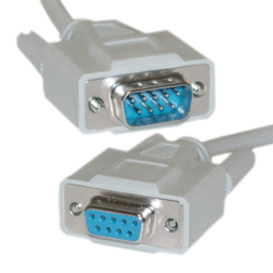 Câble DB9 full pin Mâle / Femelle 2m