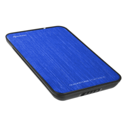 Boîtier 2'1/2 Sata USB 2.0 QS Portable bleu