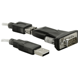 Câble adaptateur USB2.0 série RS232A DB9M 87cm