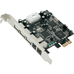 Carte USB 2.0 + Firewire A/B PCI Express 