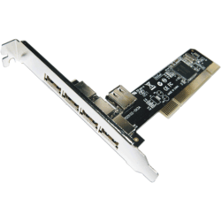 Carte USB 2.0 PCI 4+1 ports Chipset NEC