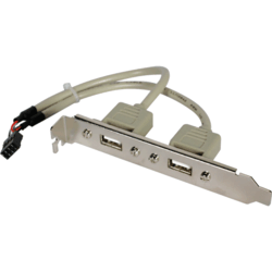 Adaptateur slot USB 2.0 2 ports A