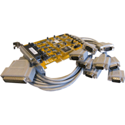 Carte PCI 8 ports séries RS422/485 sorties DB9